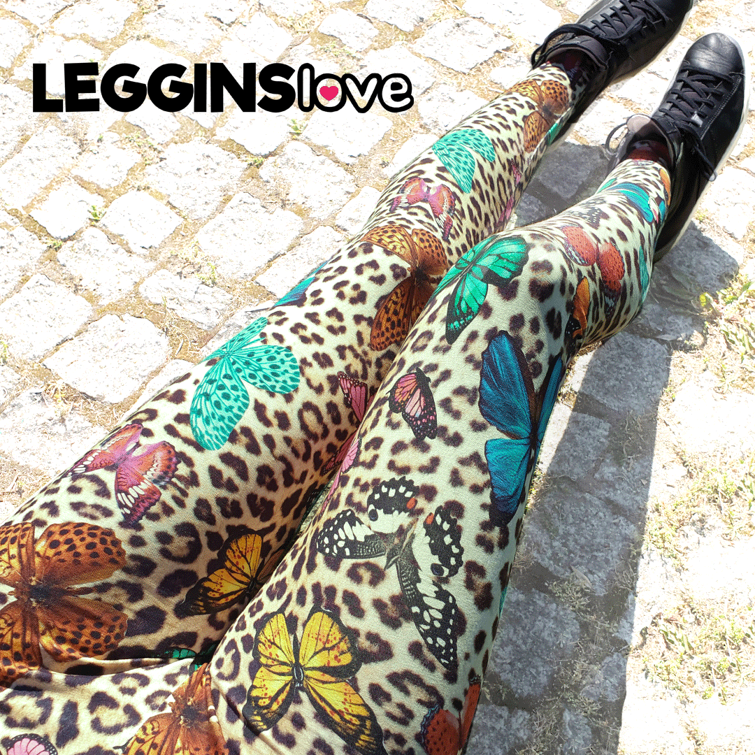 Cotton leggings Kitty Butterfly
