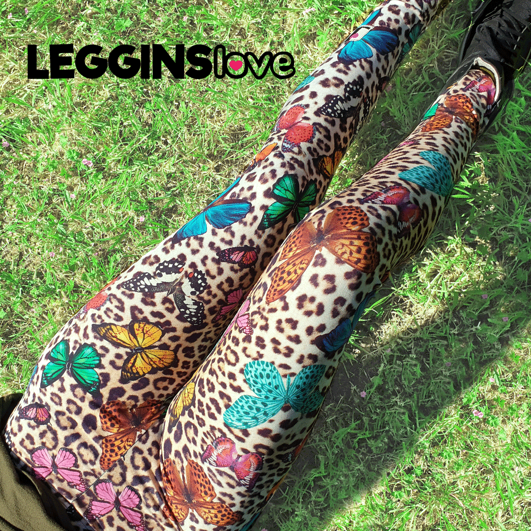 Cotton leggings Kitty Butterfly
