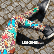 Baumwoll Leggings Kitty Wings