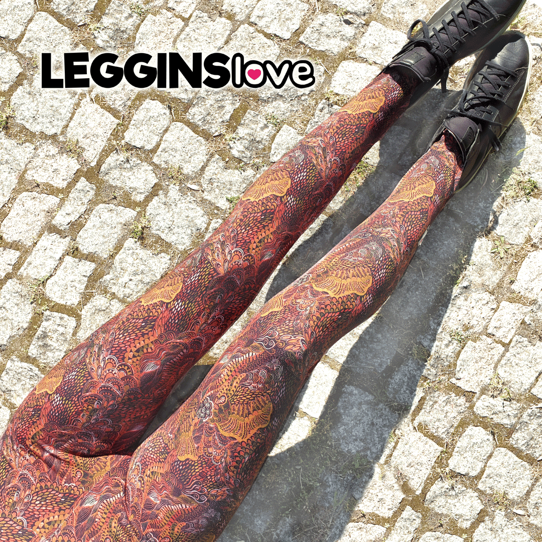 Leggings cotton Mystic Dragon