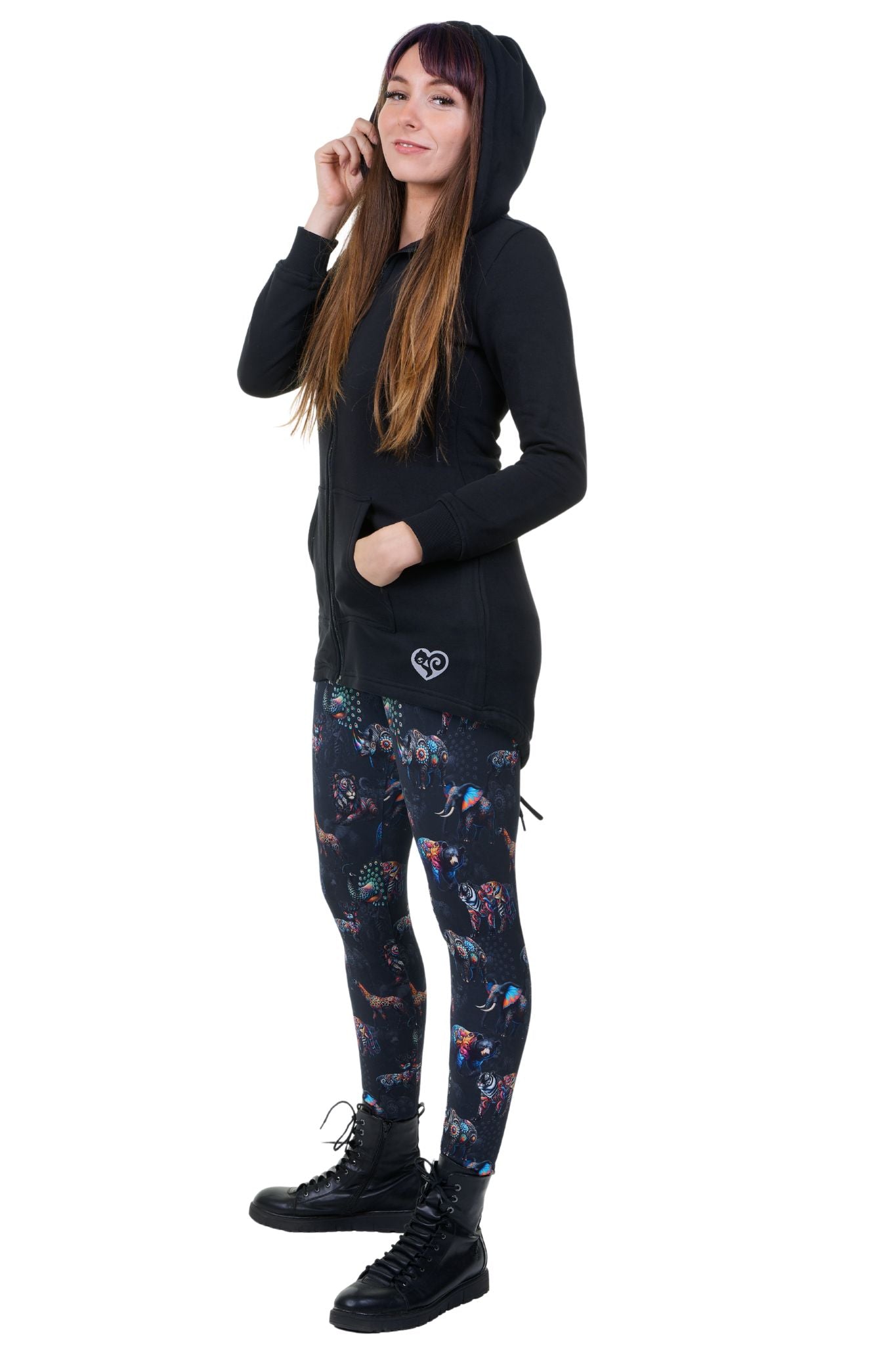cool days Leggings Baumwolle dark animal
