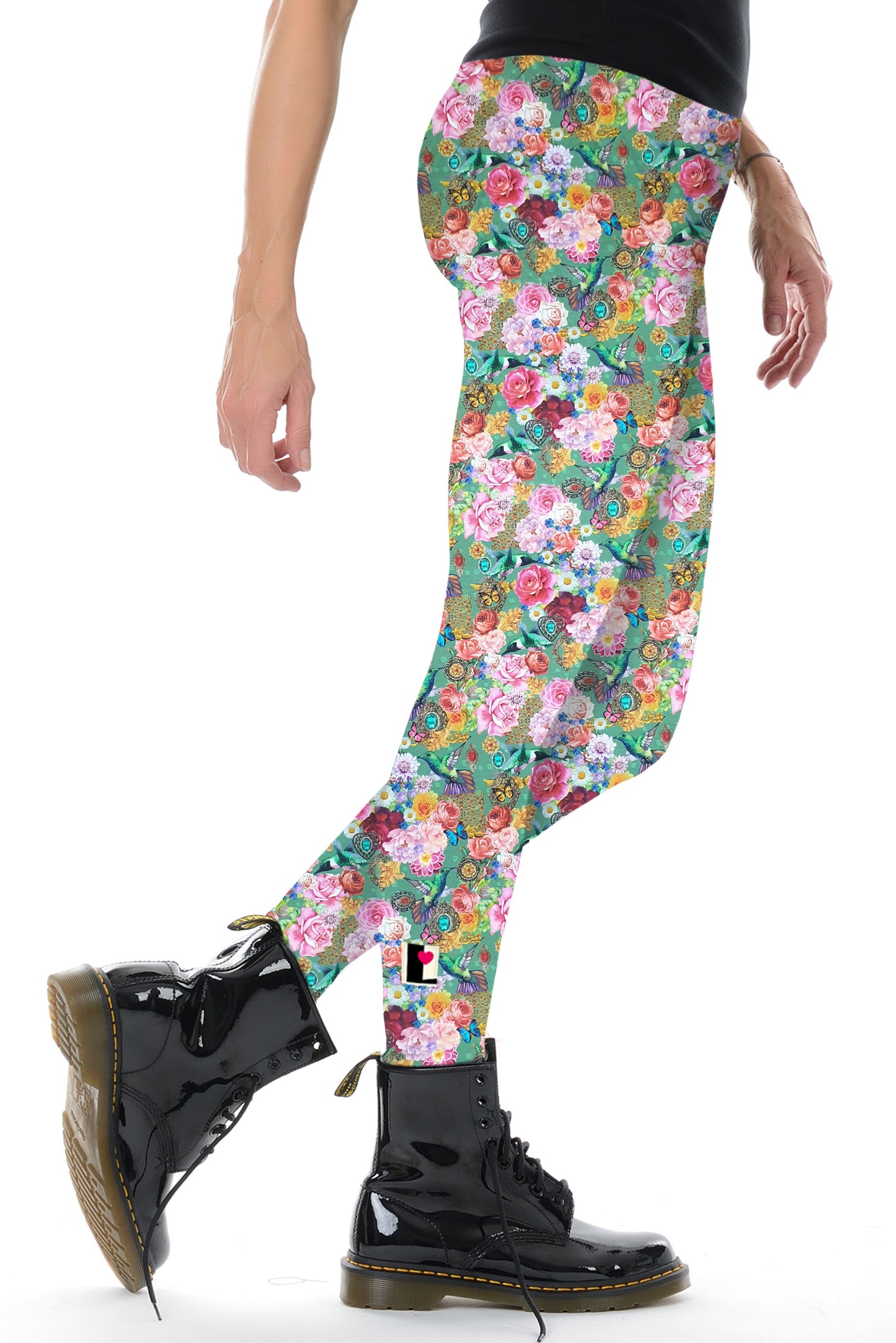 Legging en coton papillon
