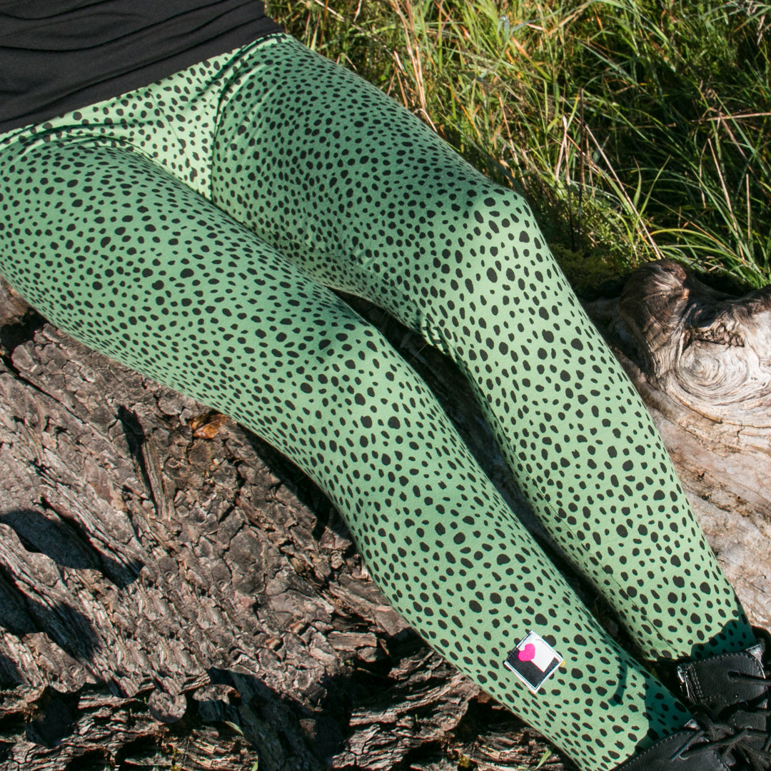Winter leggings cotton black