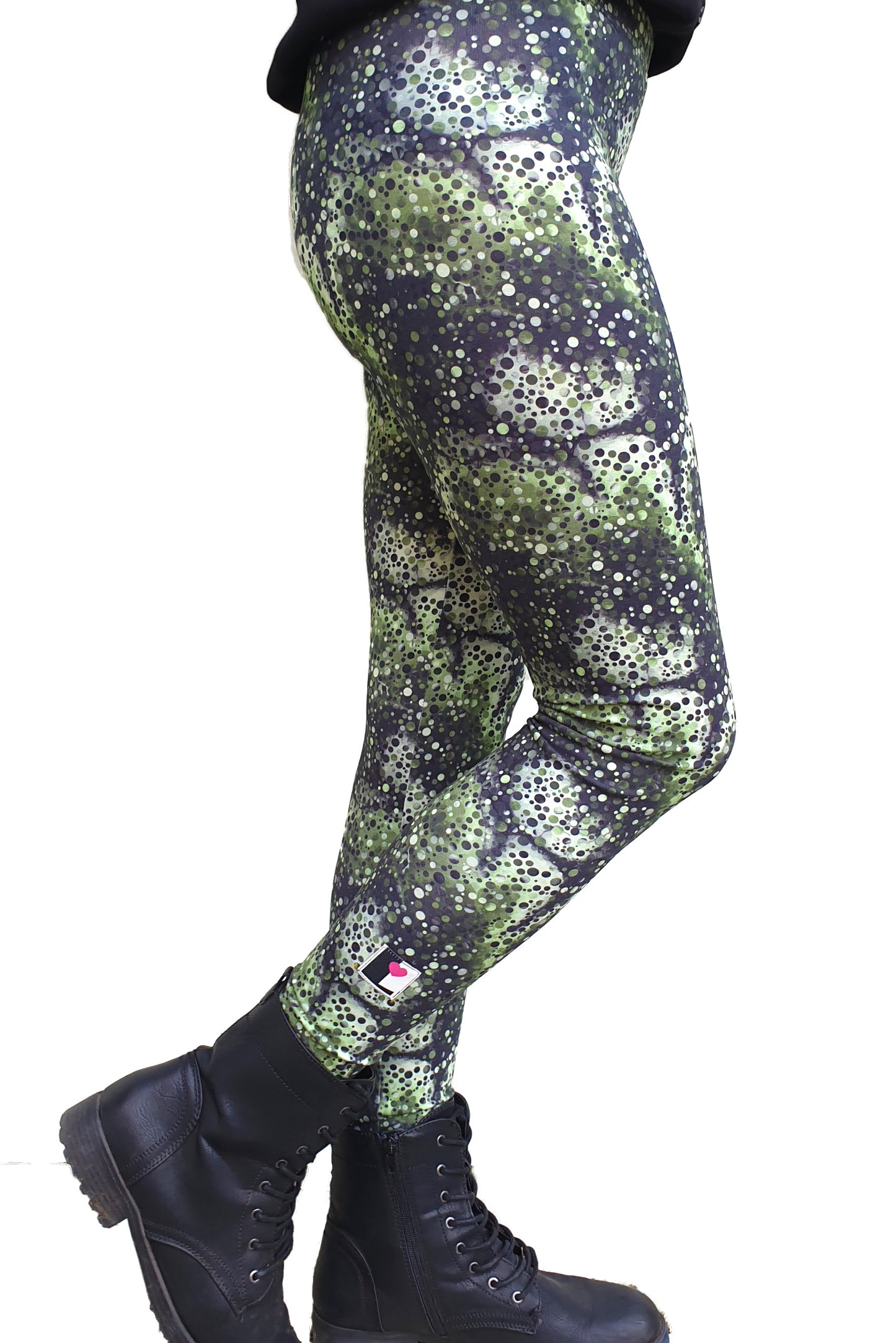 Baumwoll Leggings crazy dots