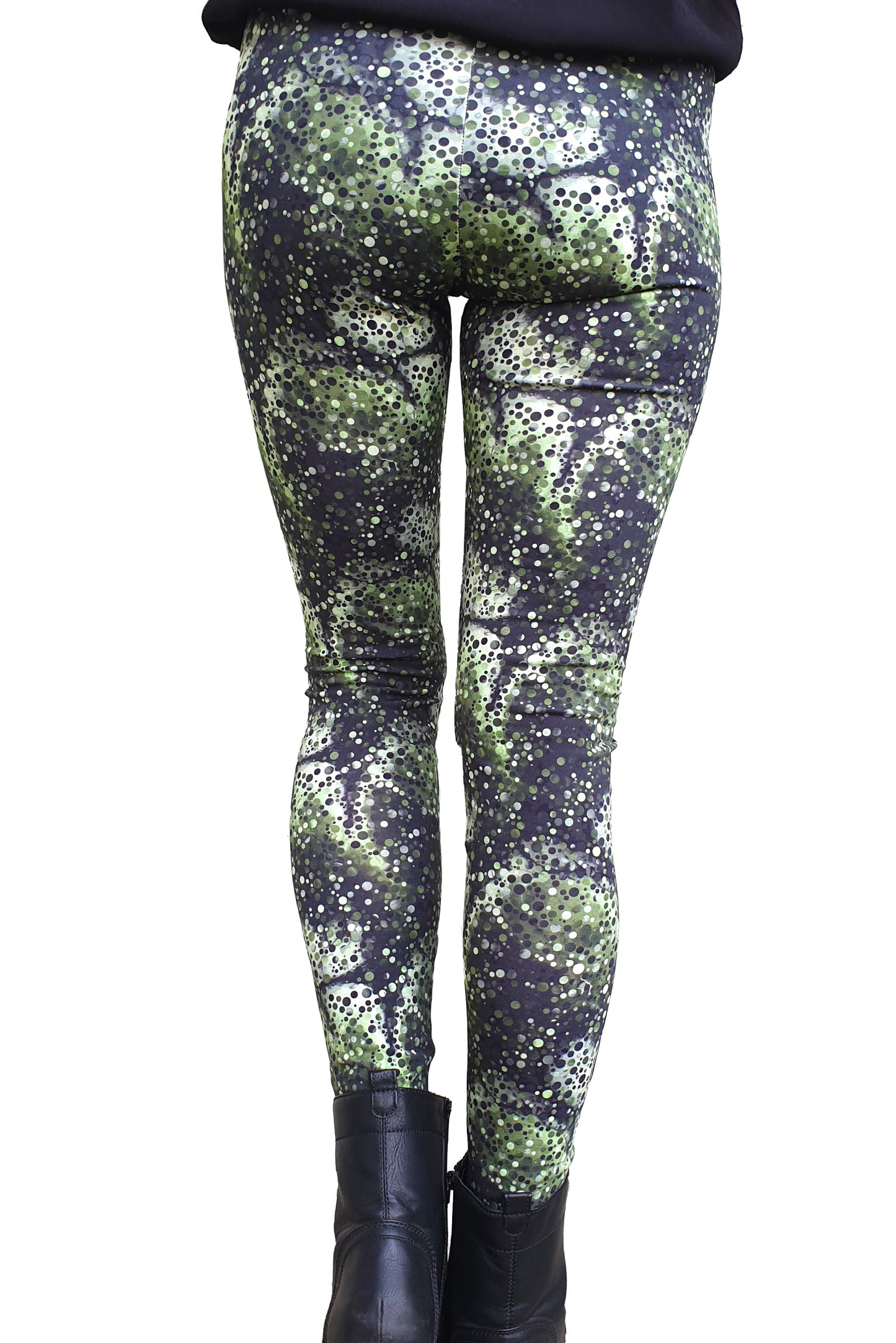 Baumwoll Leggings crazy dots