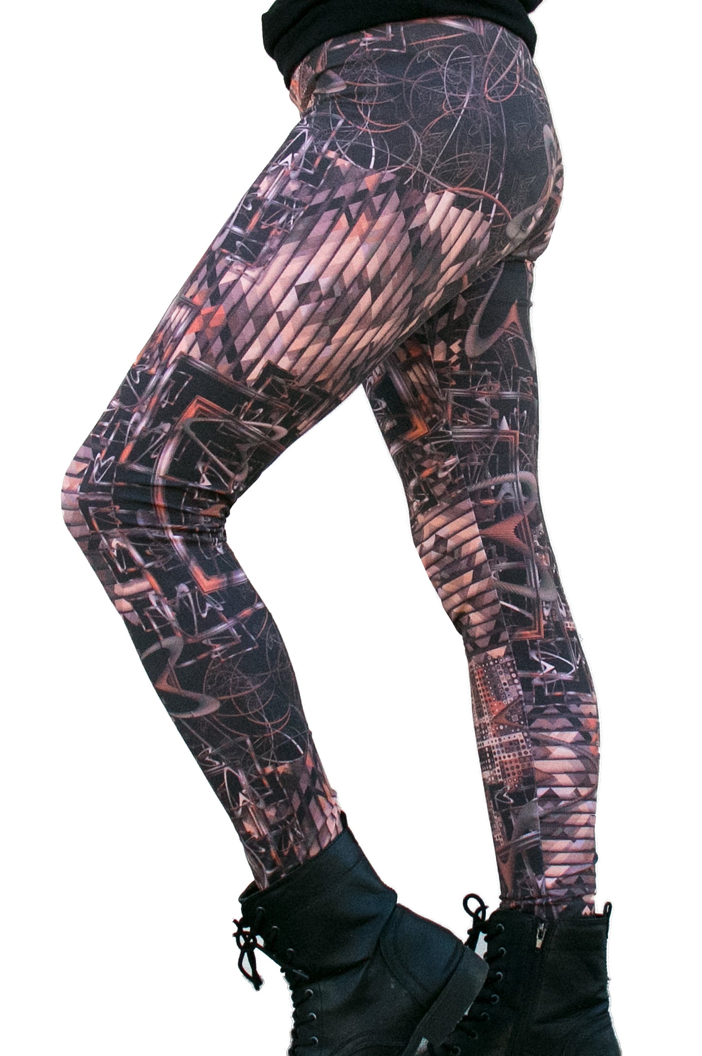 Legging en coton Amour Steampunk
