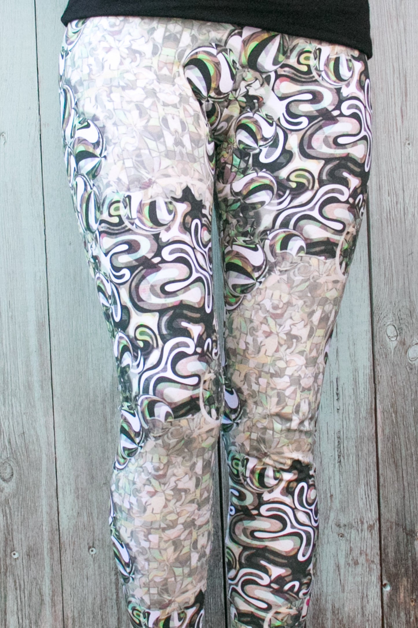 Baumwoll Leggings grafitti