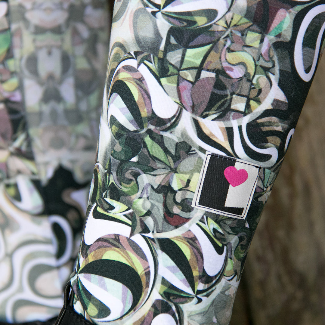Baumwoll Leggings grafitti