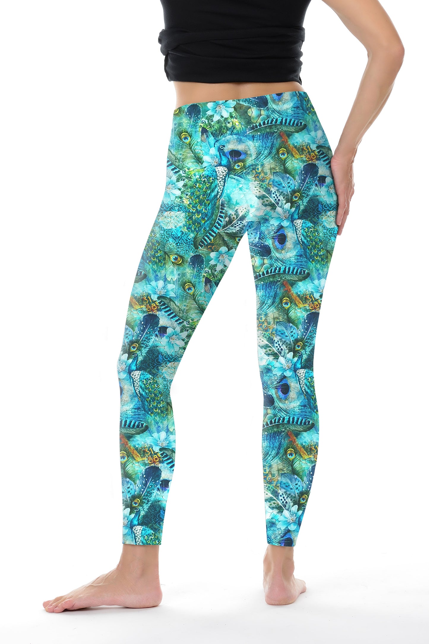 Legging en coton aquarelle