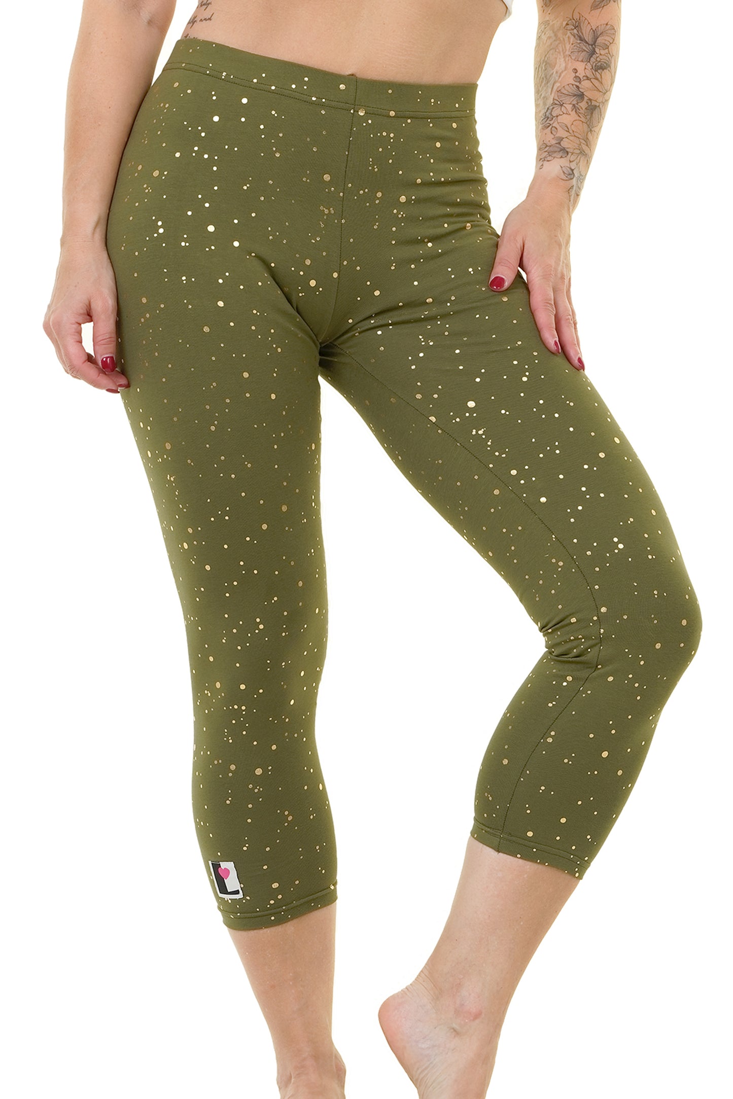 Capri leggings olive Laburnum