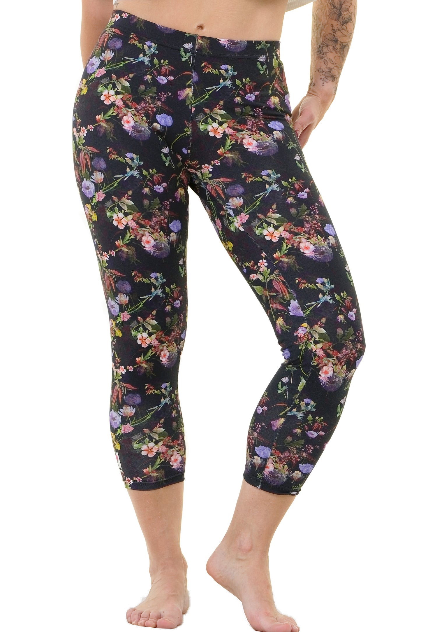3/4 Leggings Lila Mohn