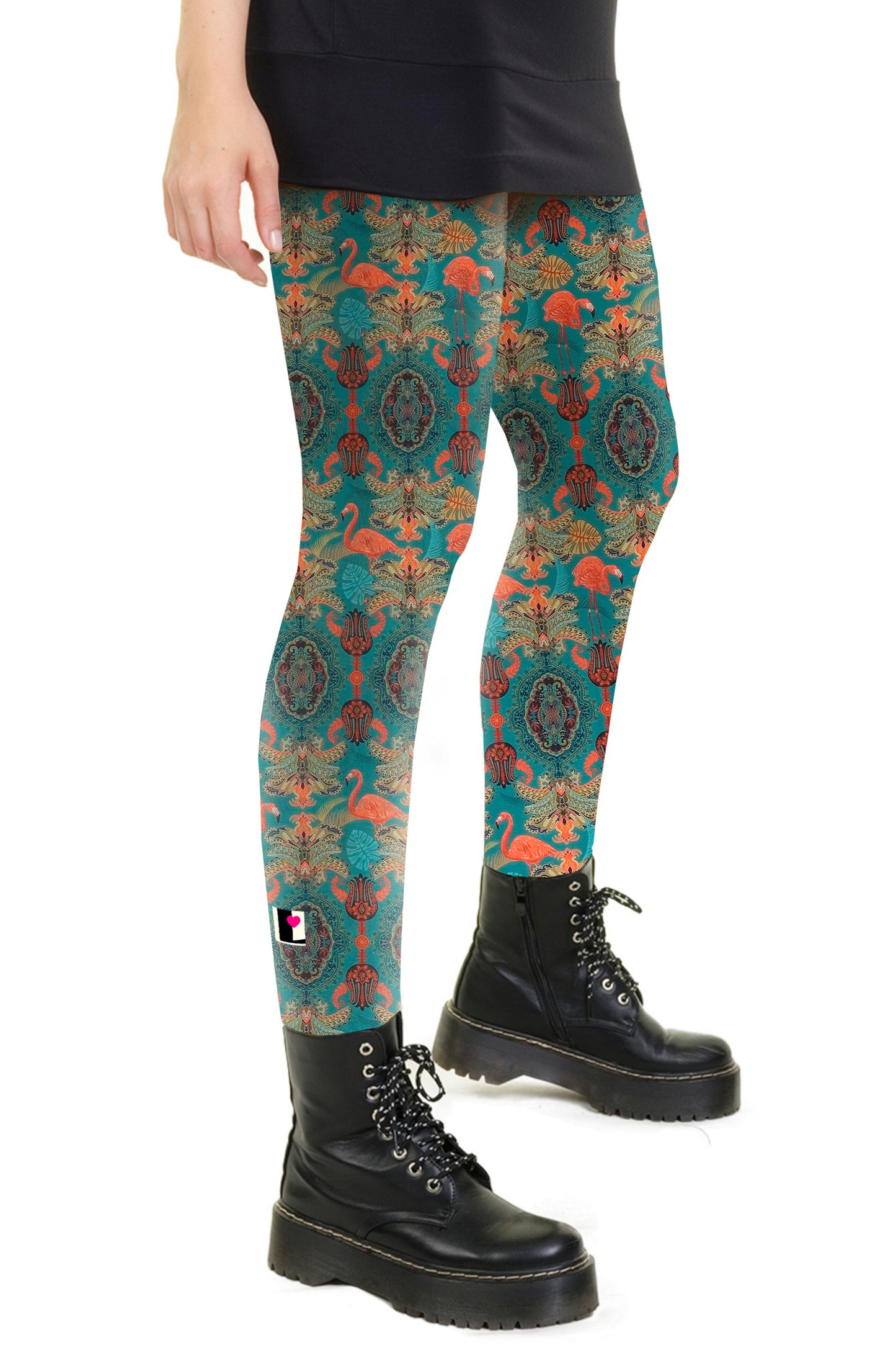 Baumwoll Leggings flamingo revue