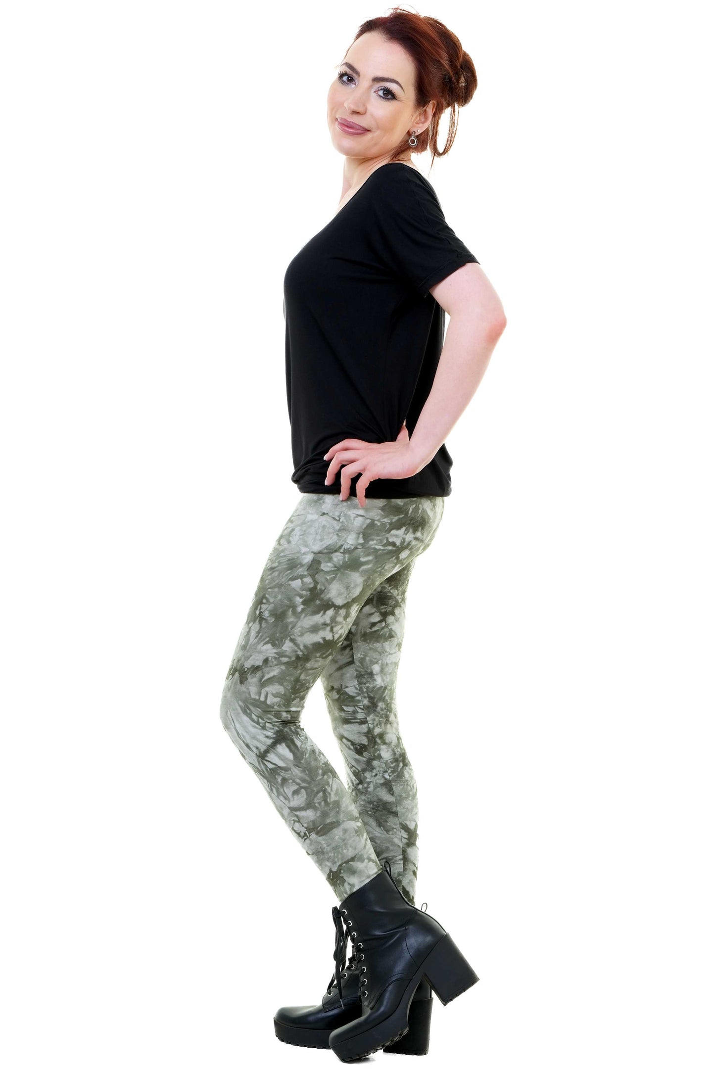 Legging hiver coton noir