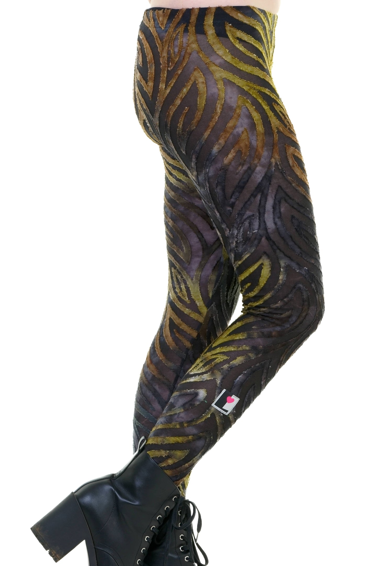 durchsichtige Leggins netzoptik