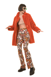 Leggings mit Schlag - retro flower