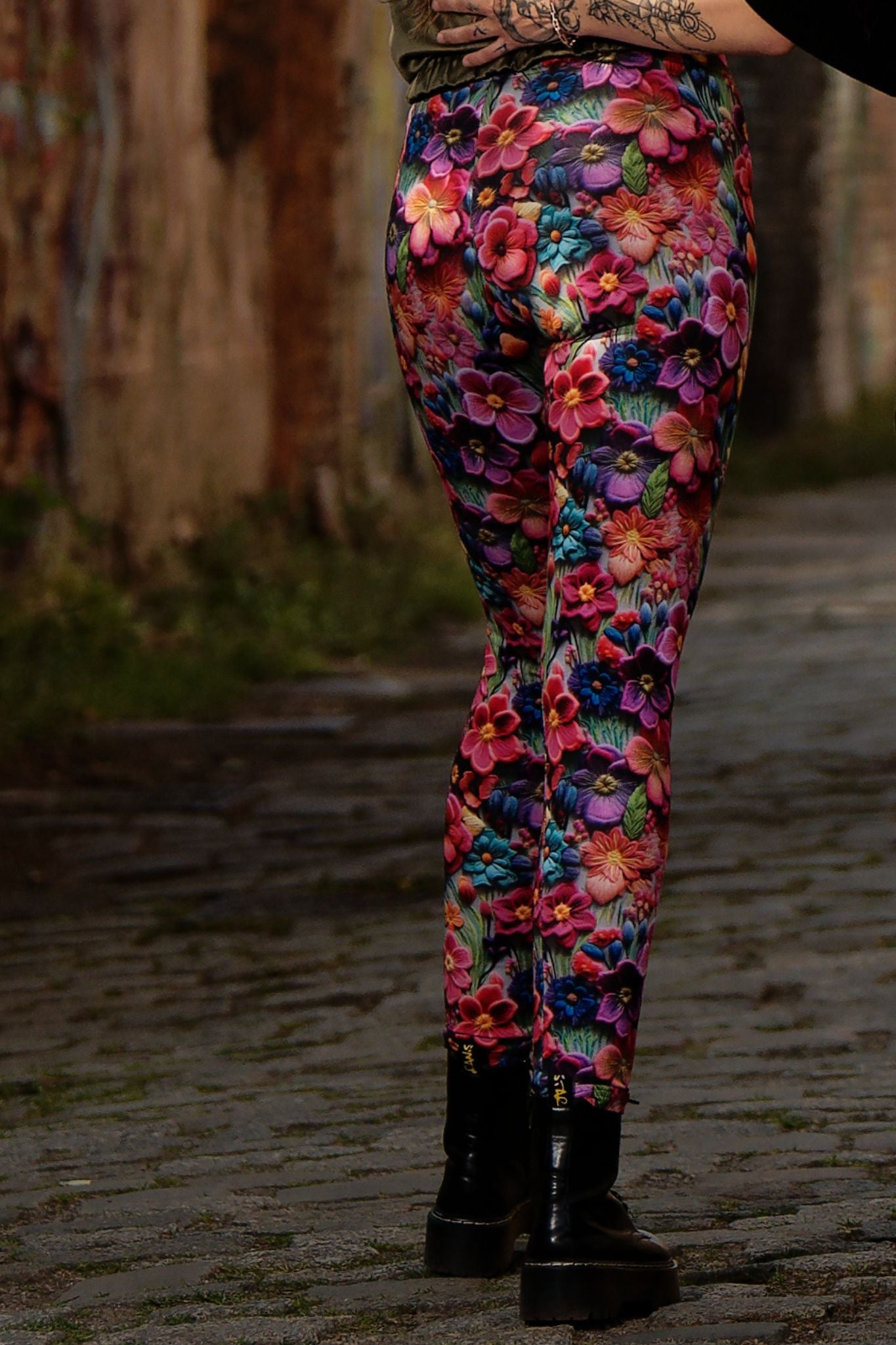 cool days Leggings Baumwolle blossom wonderland