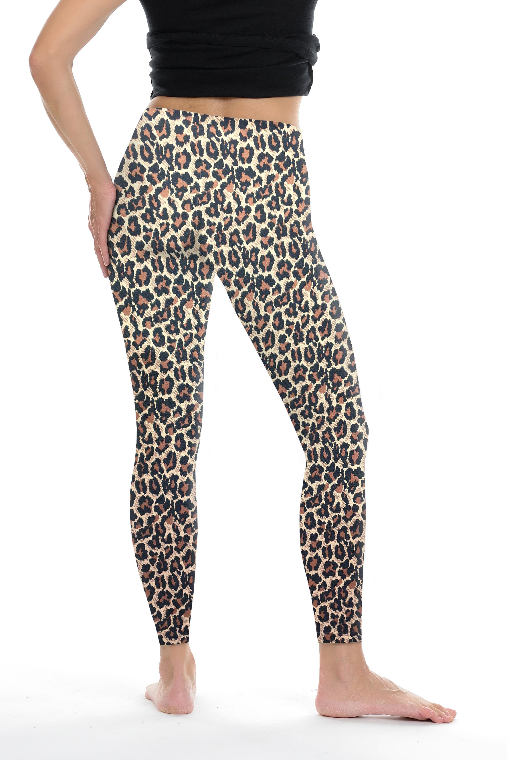 Winter Leggings Leo Strick braun High Waist
