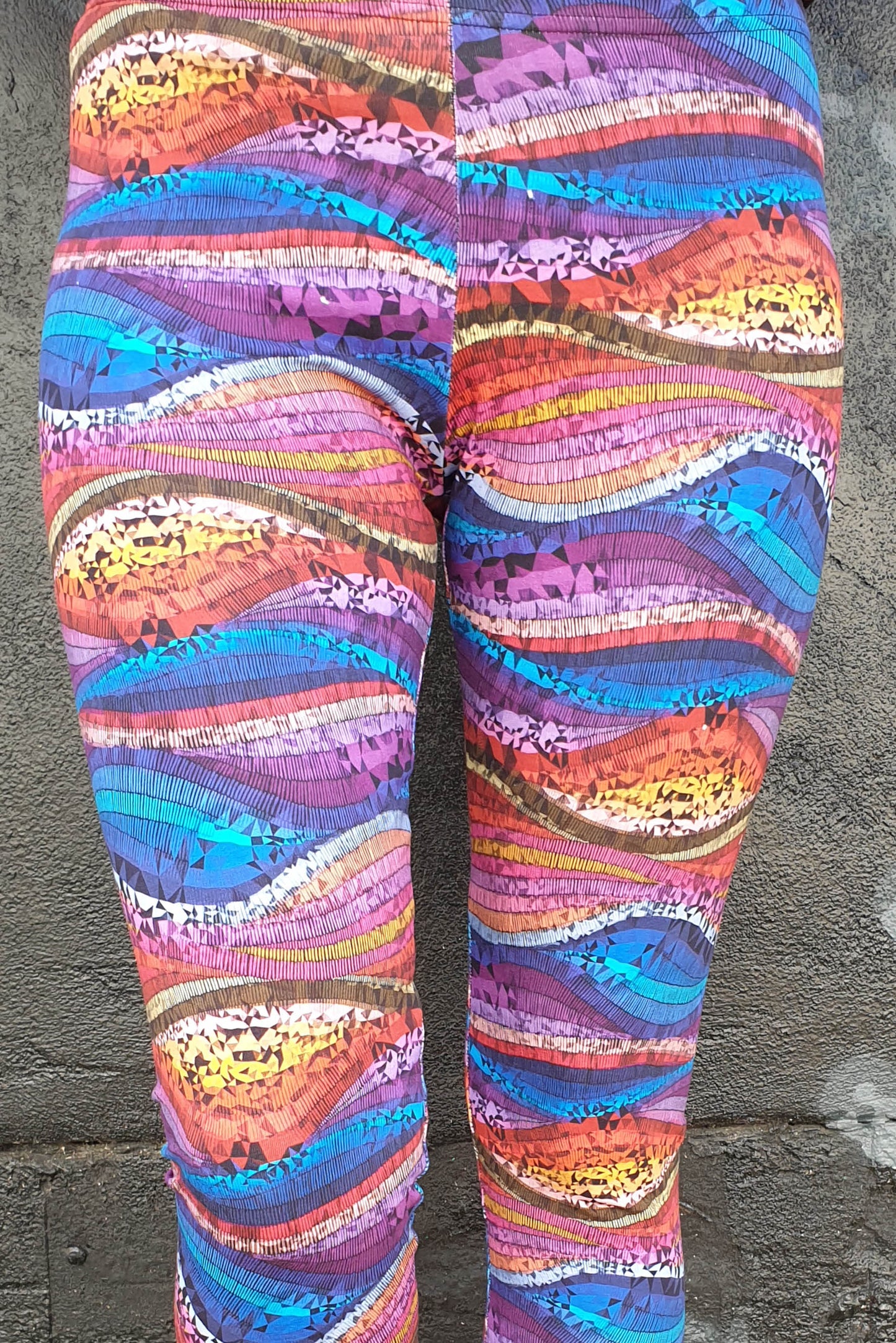 SALE Leggings Waves Baumwolle