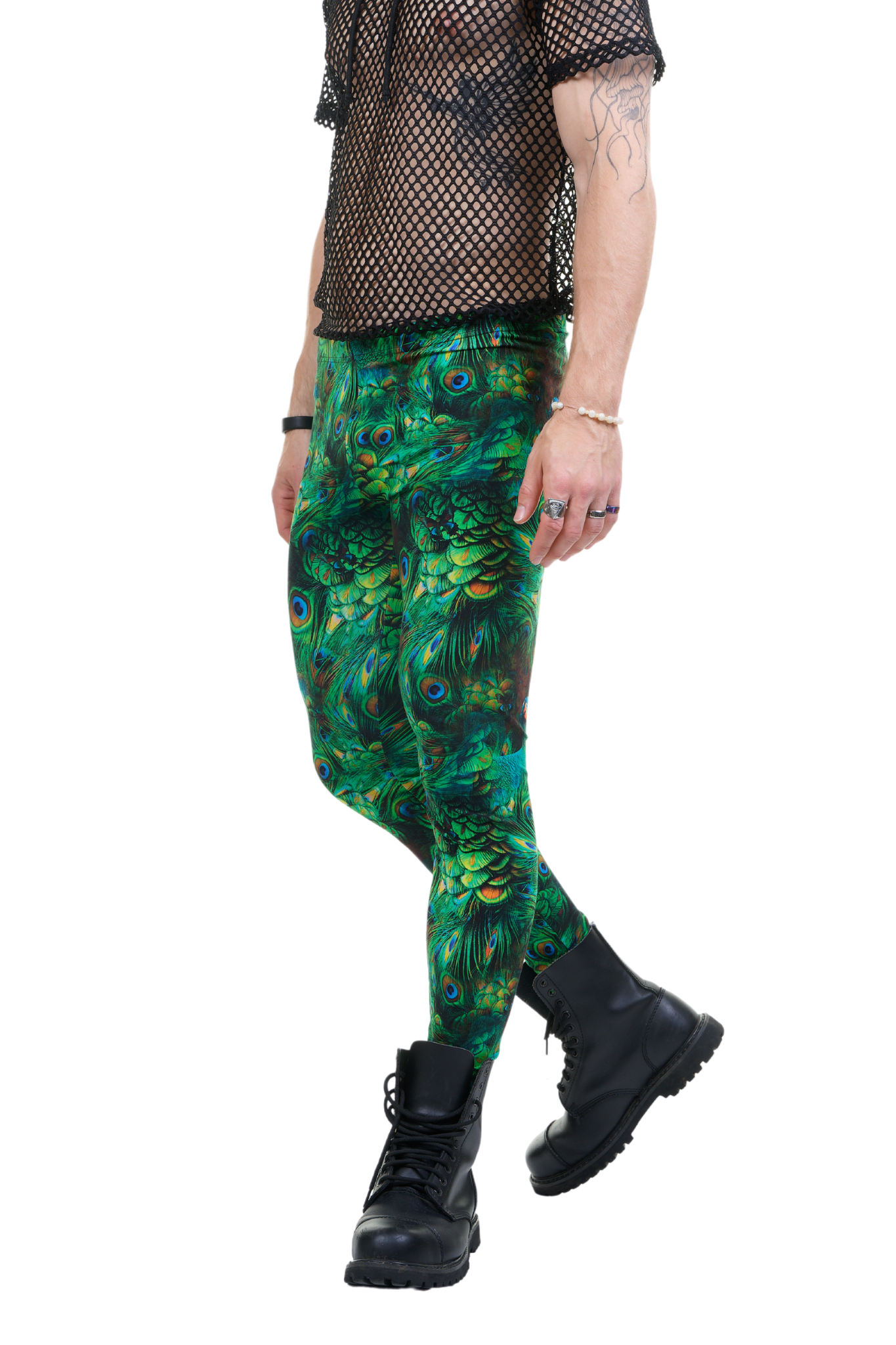 Männer Leggings Pfau