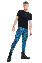 Männer Leggings Shark