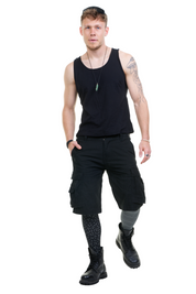 Meggings Harlekin Streifpunkt