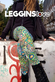 Flauschi Flower Baumwoll Leggings