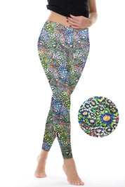 Blumenleggings