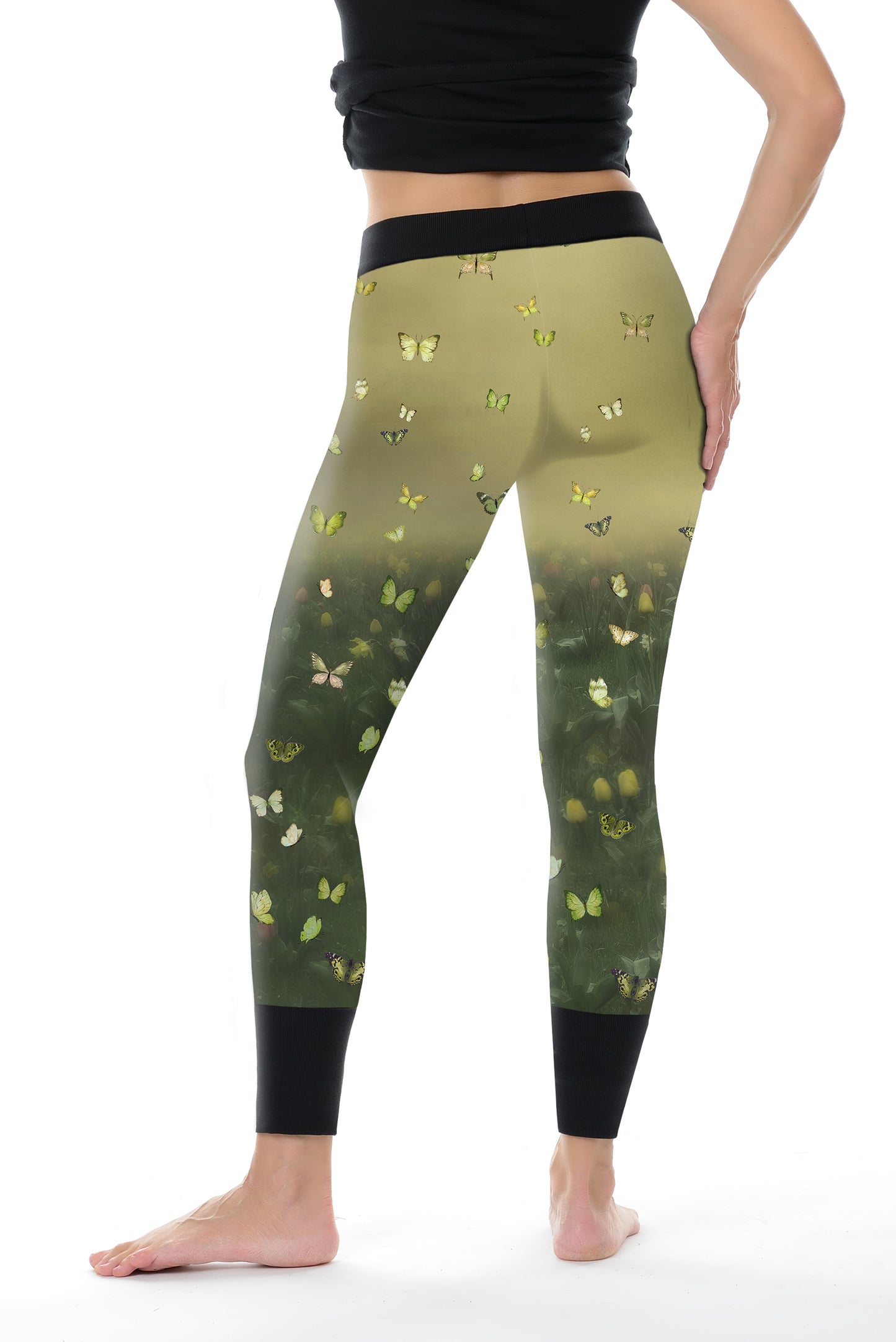 Butterflies leggings cotton