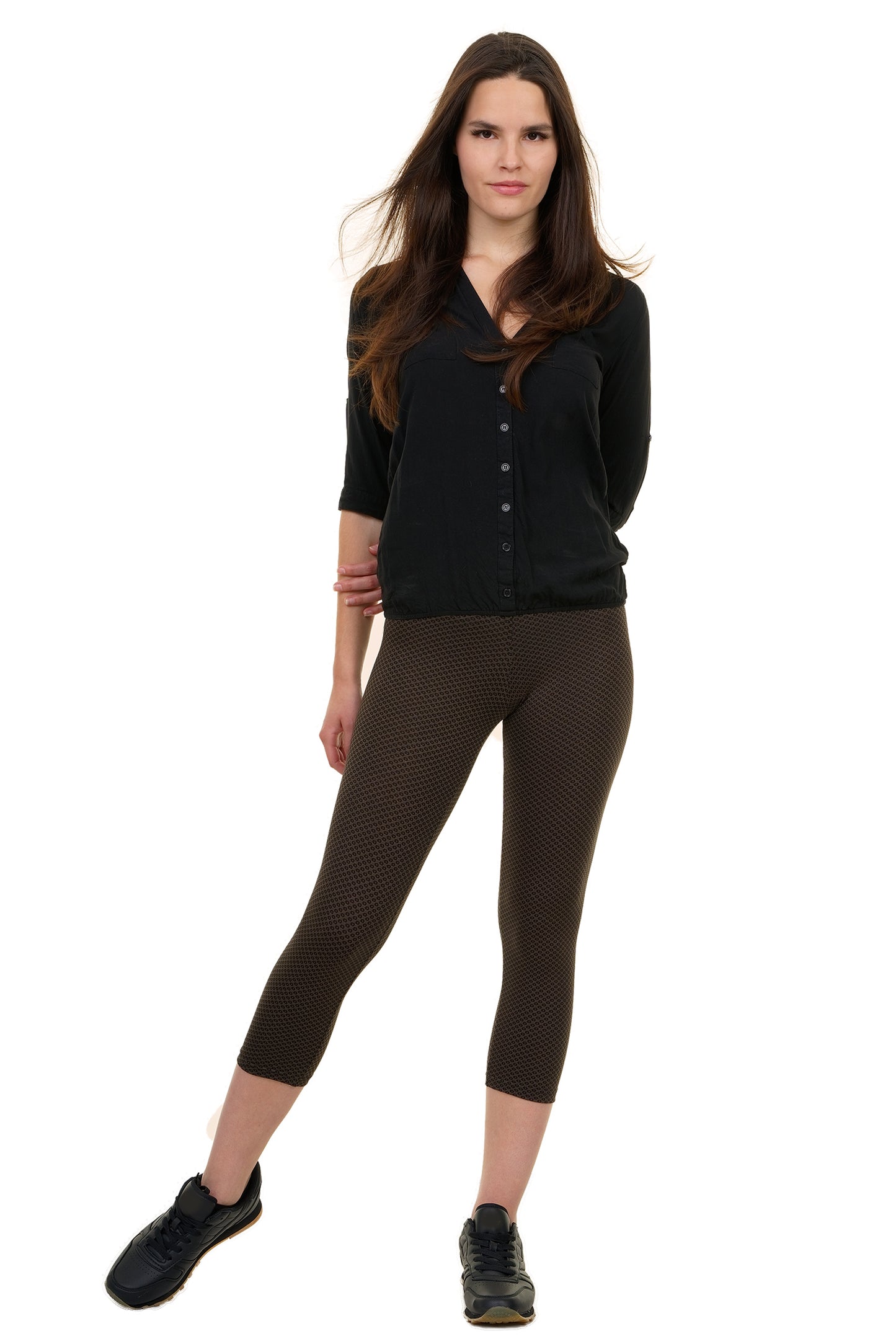 caprileggins sommer braun