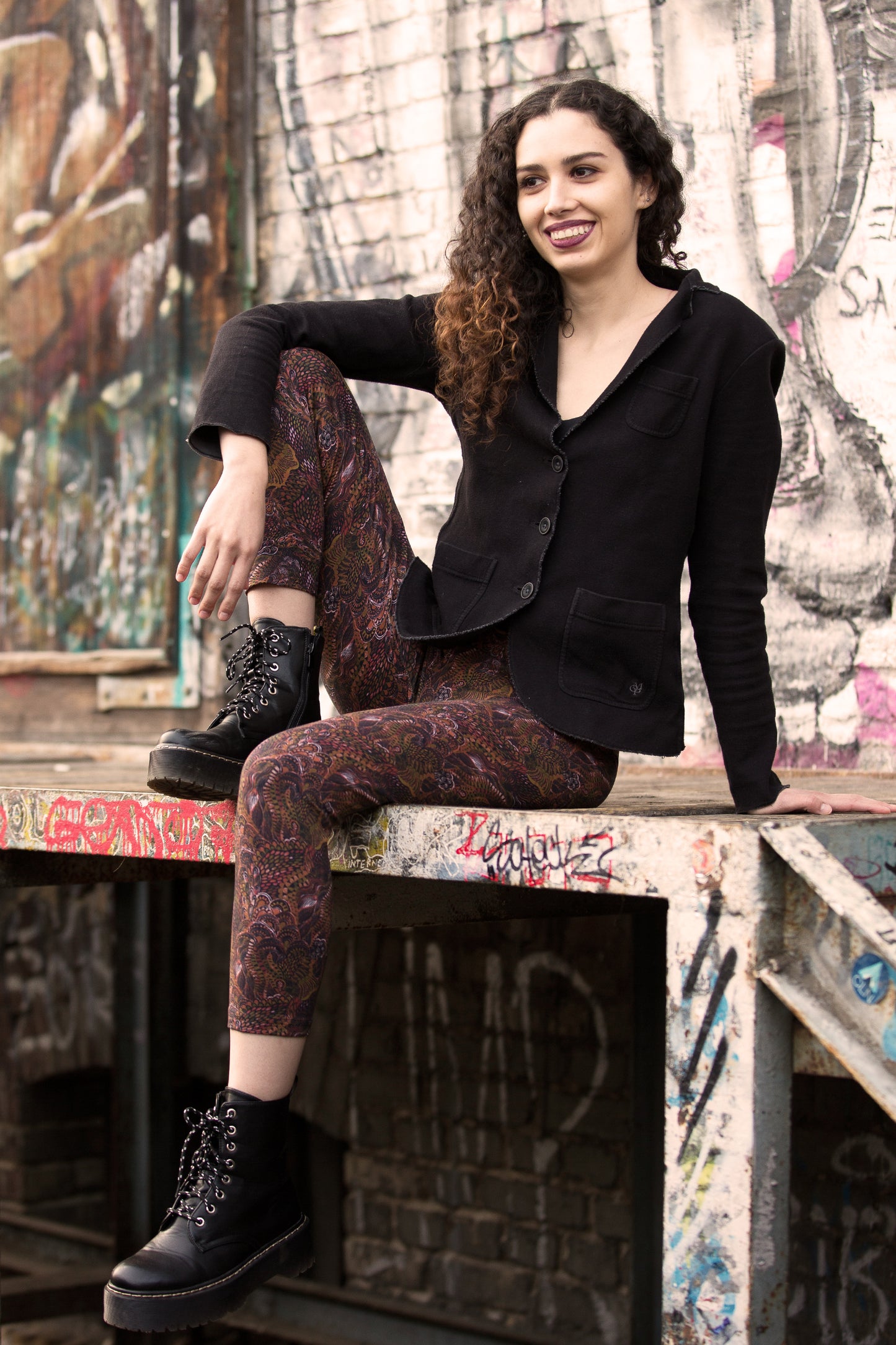 Capri summer leggings Mystic Dragon