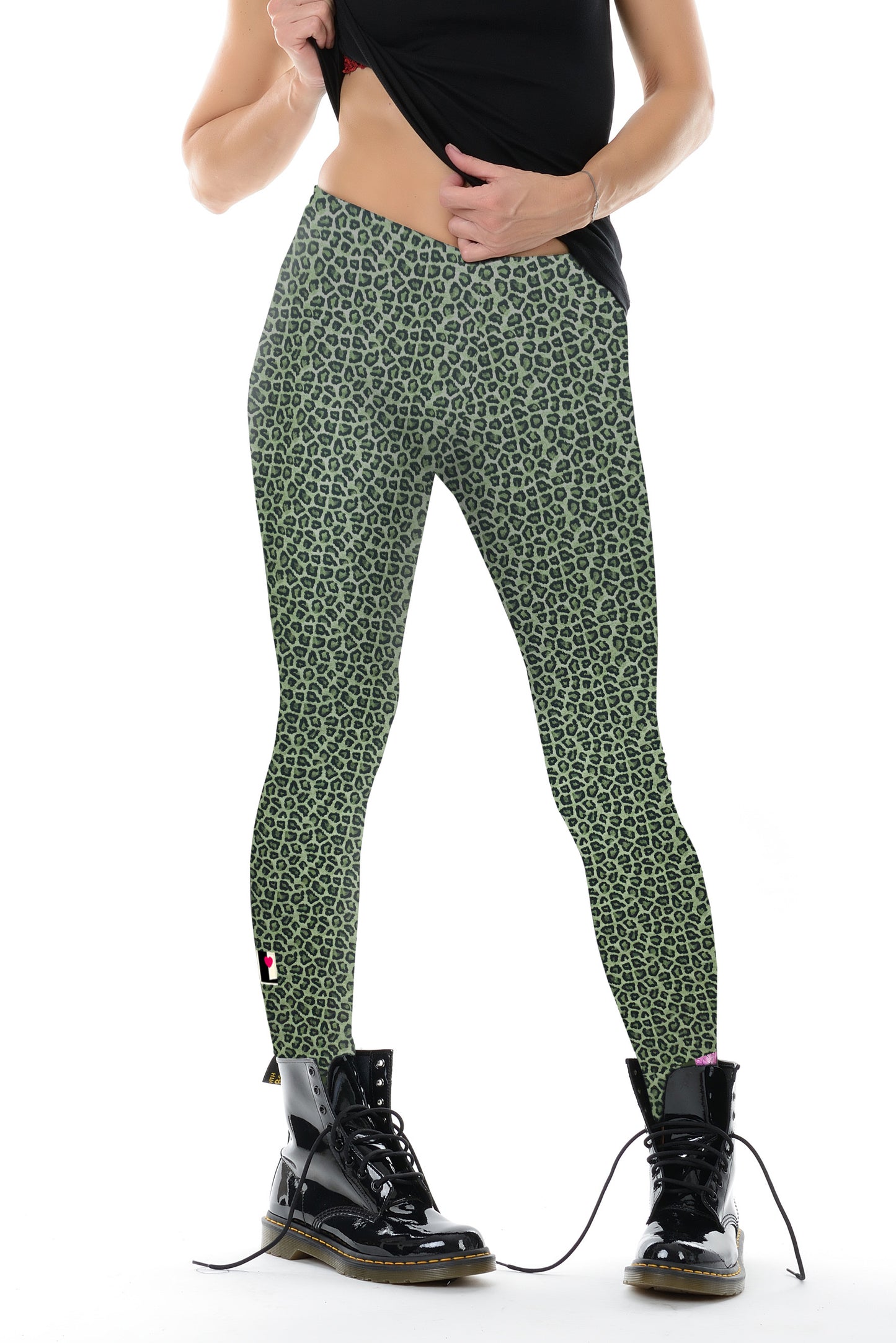 Leo Print Leggings Baumwolle