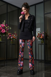 Flare Leggings - Nachtwiese