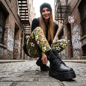 cool days Leggings Baumwolle Flower Power