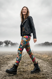 Leggings invernali Mare di fiori