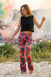 Flared Leggings - blossom wonderland