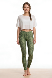 Cotton leggings snake