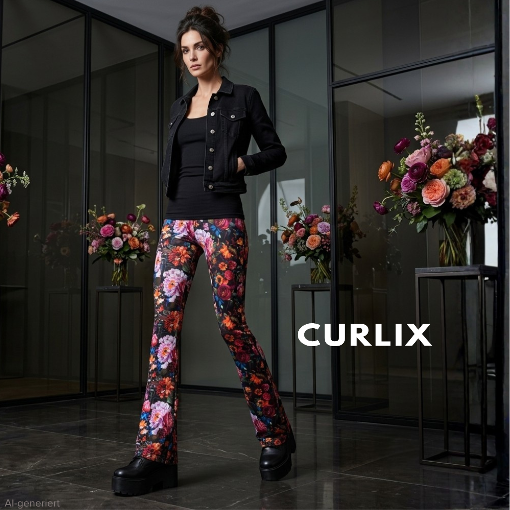Flare Leggings - Nachtwiese