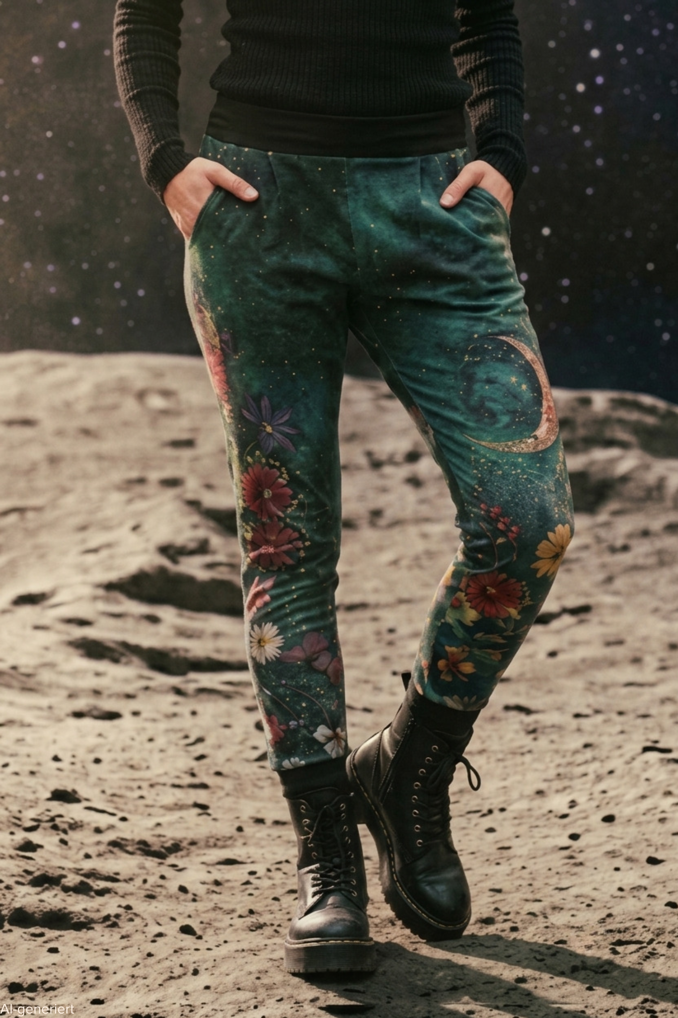 Baggy Hose Flower Moon
