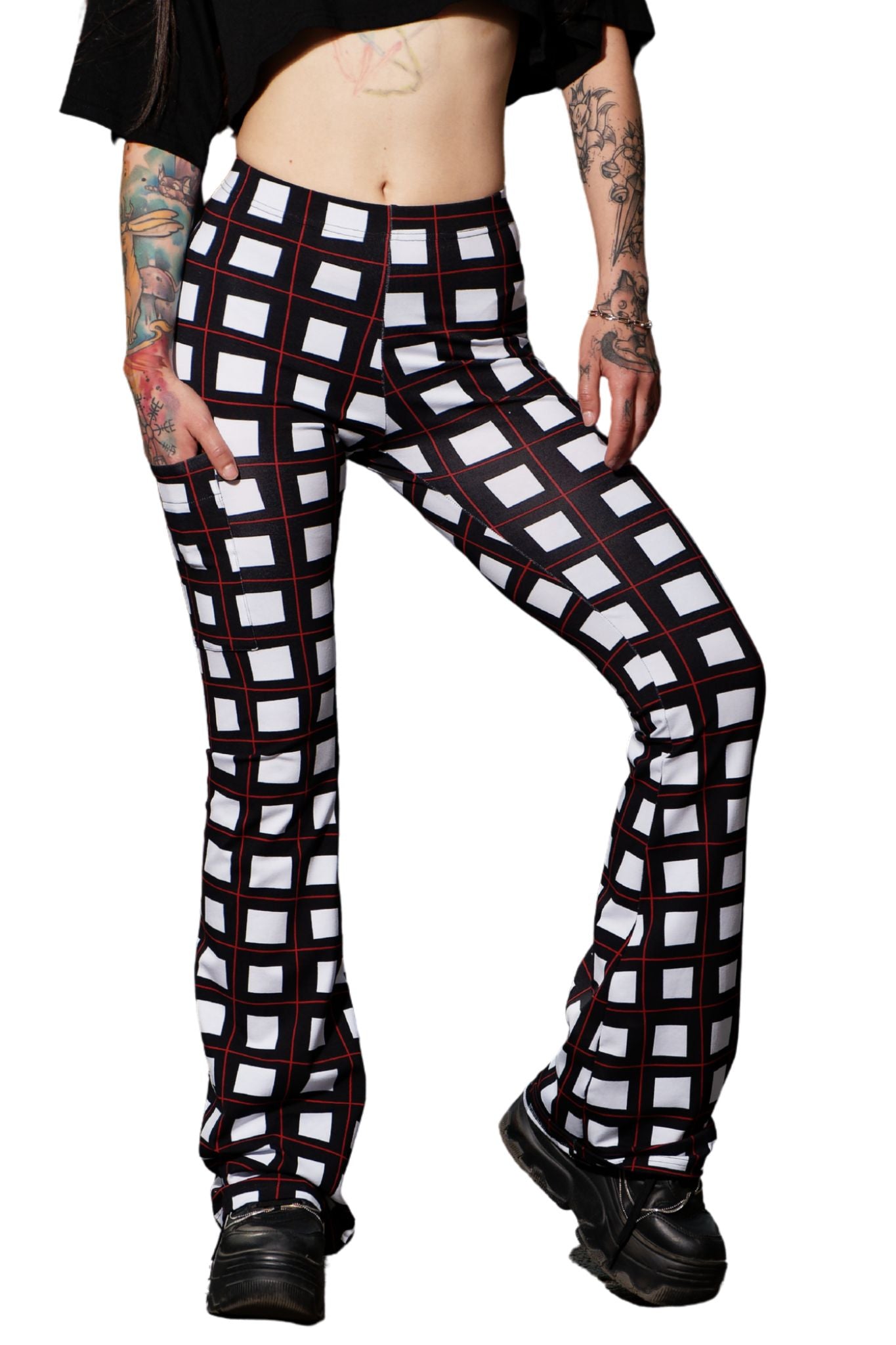 Legging coton smart kitty olive