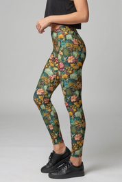 Leggins Baumwolle Blumenmeer