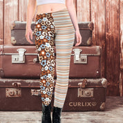 Leggins Baumwolle Harlekin Retro Stripes