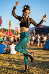 Funkeldrachen – Bunte Baumwoll-Leggings