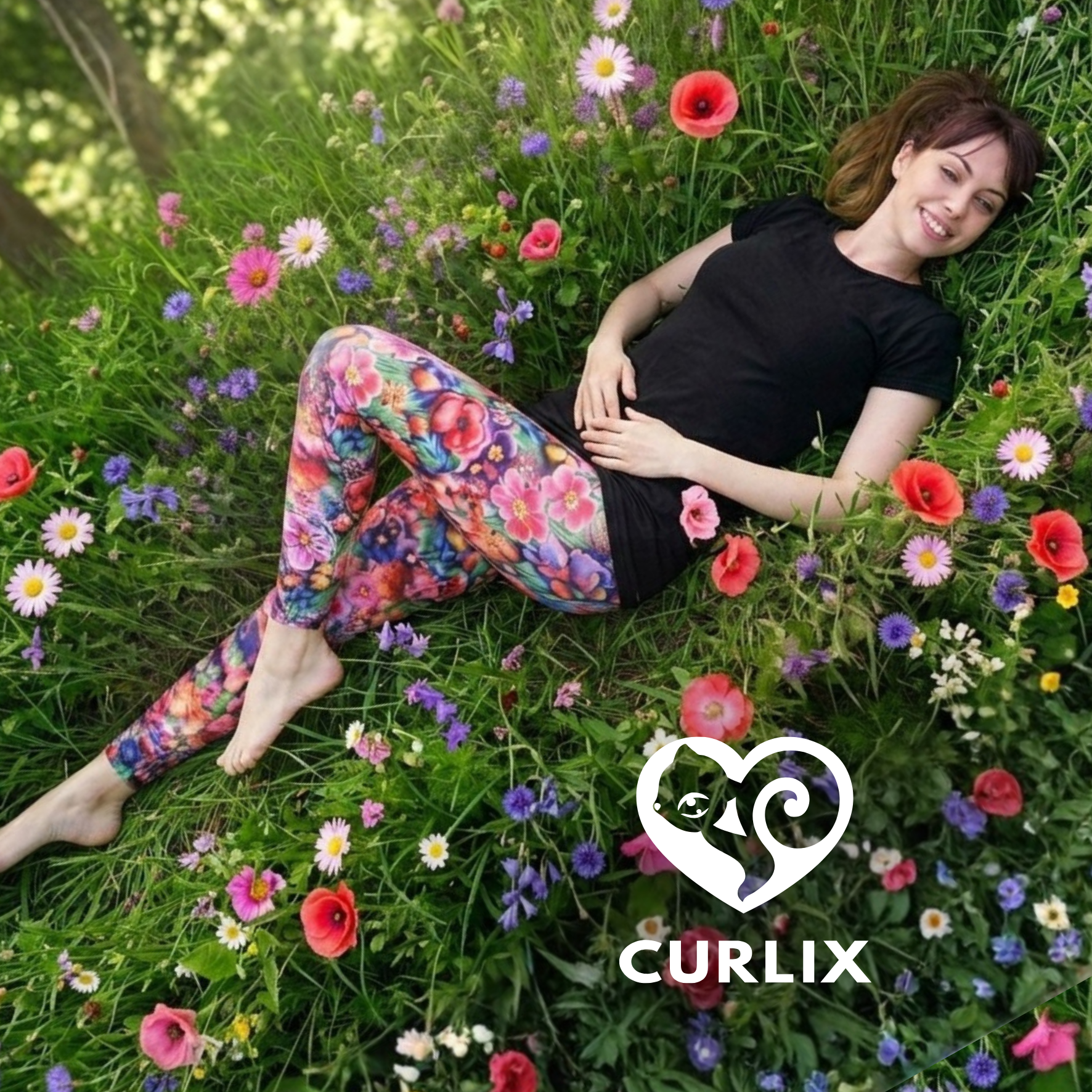 Leggins Baumwolle Bloomy Wonderland