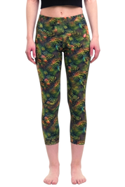 3/4 Leggings Summer little peacock