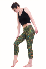 3/4 Leggings Summer little peacock