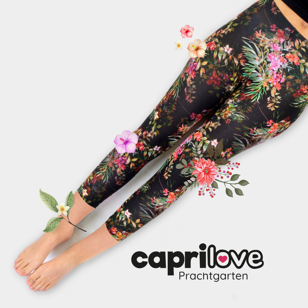 Legging d'été Capri fleur