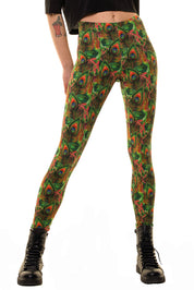 happy peacock Leggins