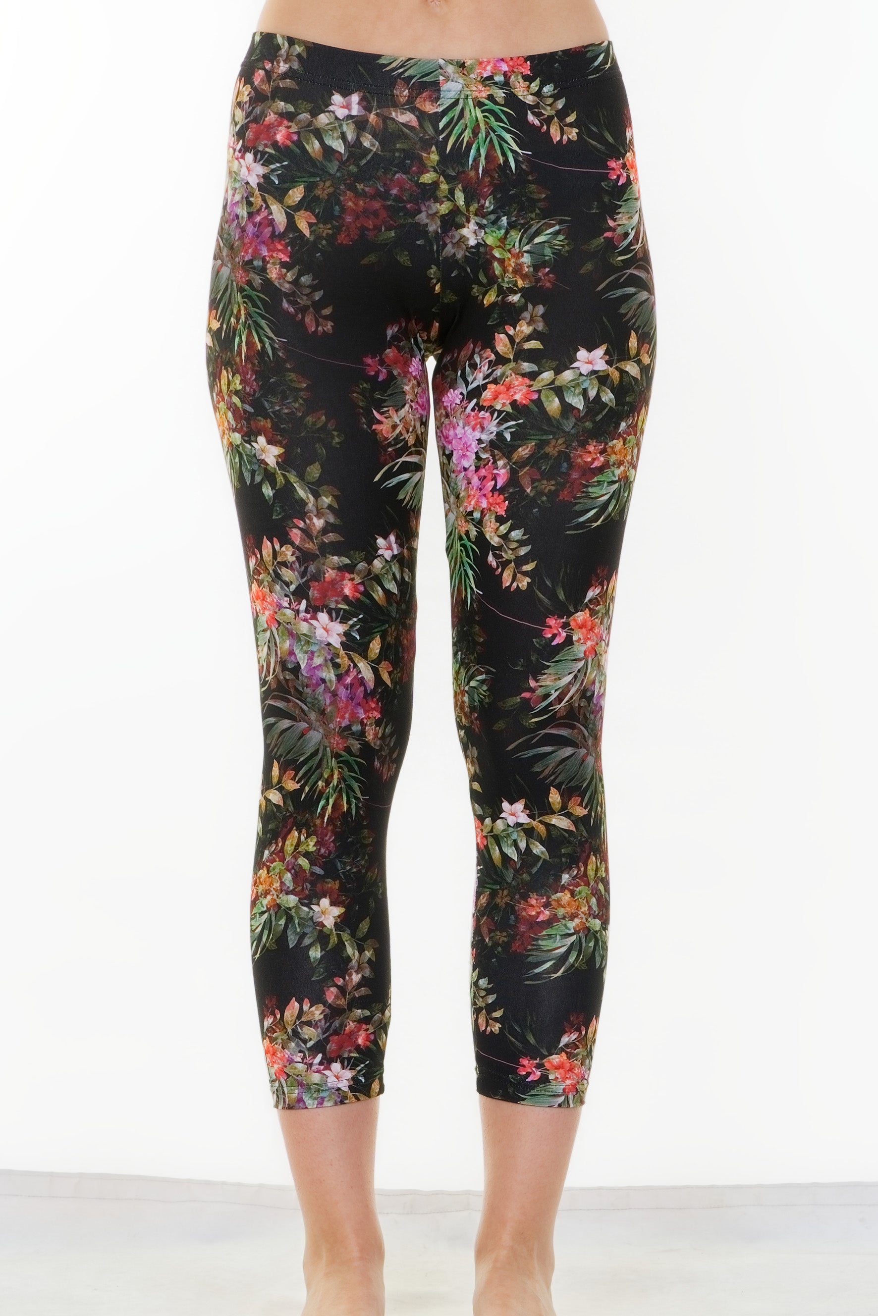 Legging d'été Capri fleur