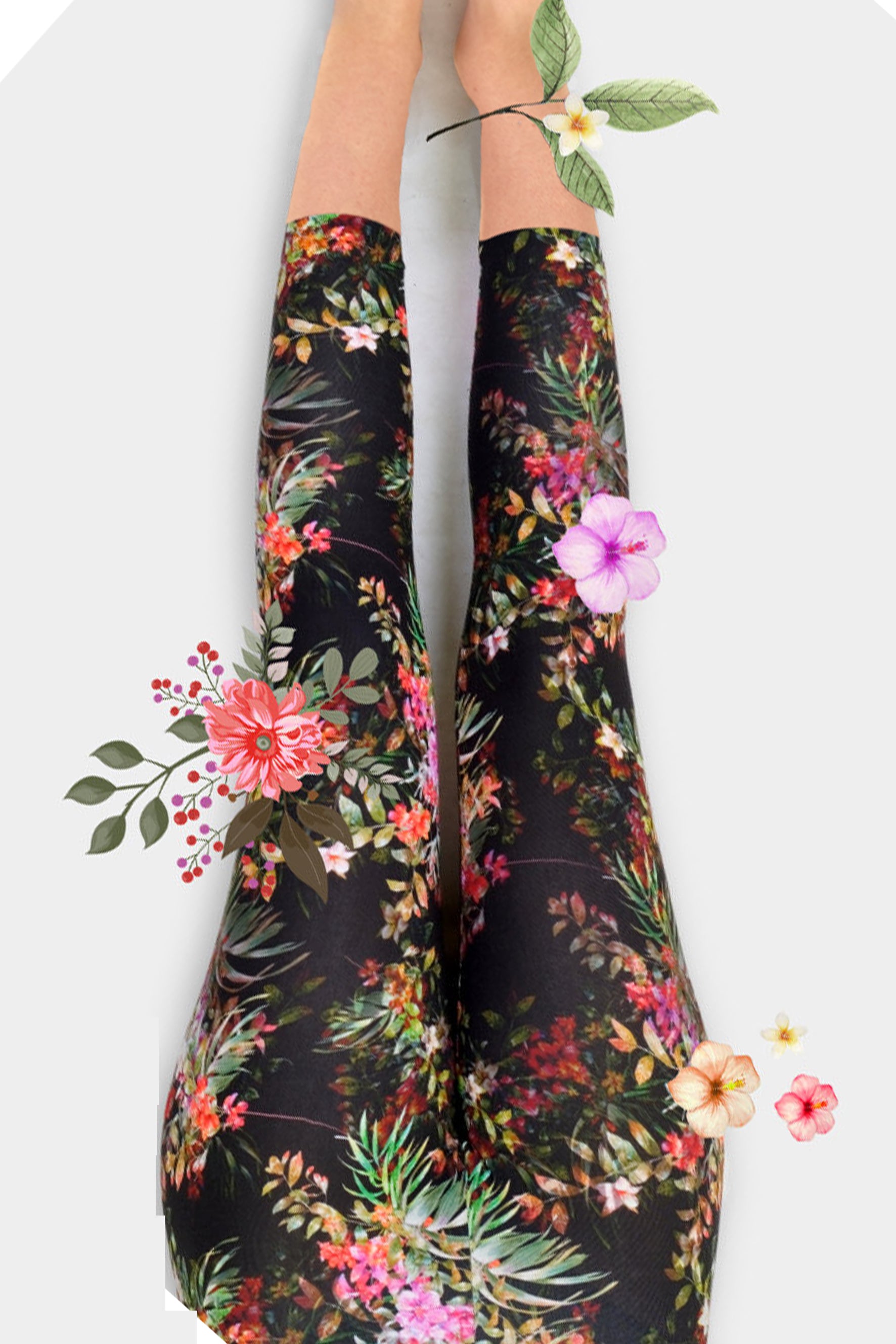 Legging d'été Capri fleur