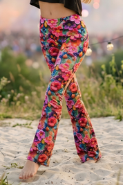 Flared Leggings - blossom wonderland